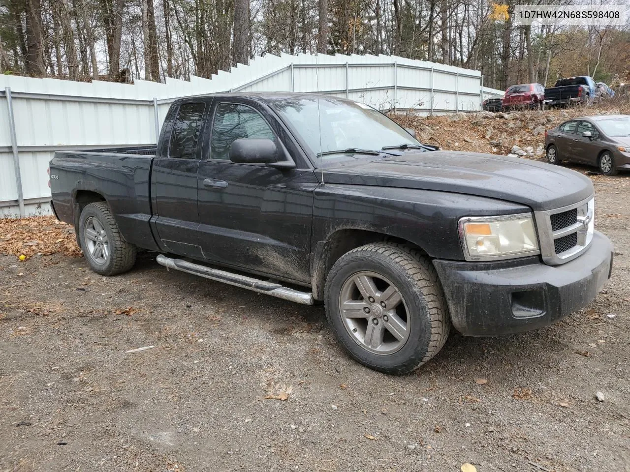 2008 Dodge Dakota Slt VIN: 1D7HW42N68S598408 Lot: 77569224