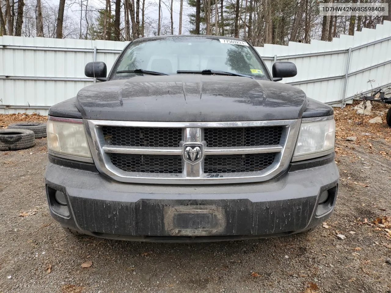 2008 Dodge Dakota Slt VIN: 1D7HW42N68S598408 Lot: 77569224