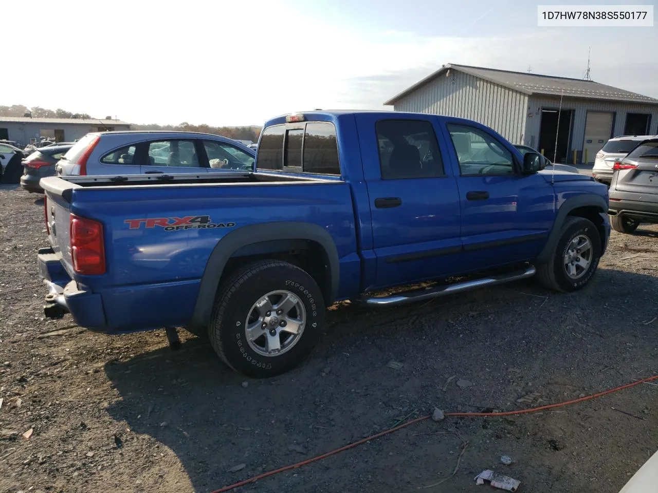 2008 Dodge Dakota Trx VIN: 1D7HW78N38S550177 Lot: 77898264