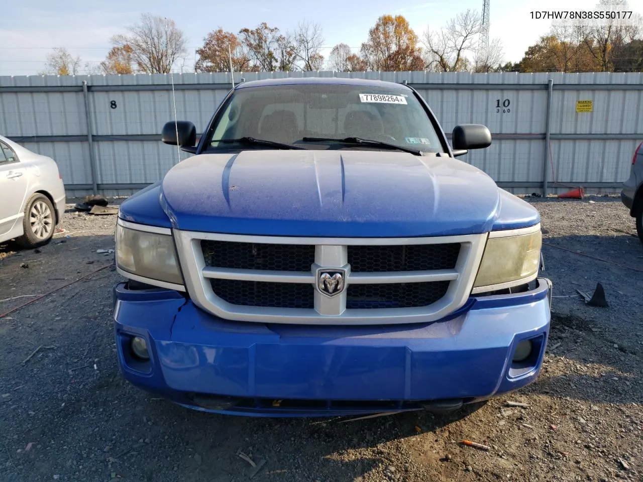 2008 Dodge Dakota Trx VIN: 1D7HW78N38S550177 Lot: 77898264