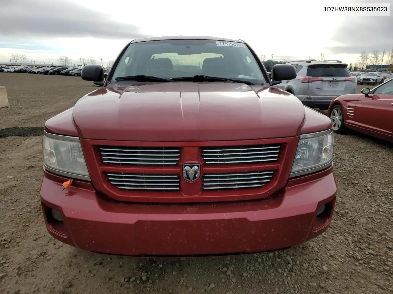 2008 Dodge Dakota Sxt VIN: 1D7HW38NX8S535023 Lot: 77975874