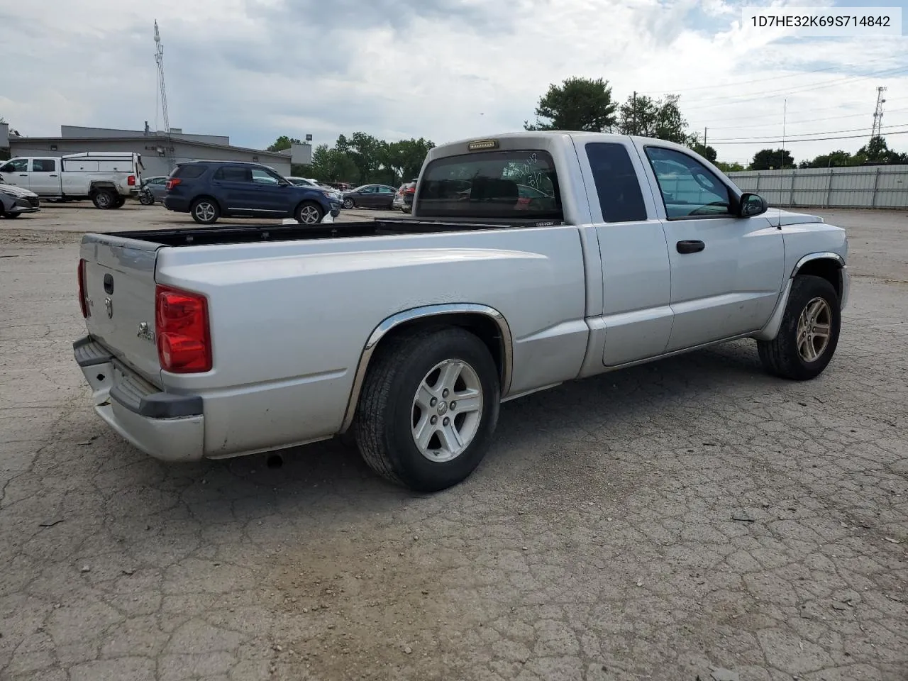 2009 Dodge Dakota Sxt VIN: 1D7HE32K69S714842 Lot: 60810424