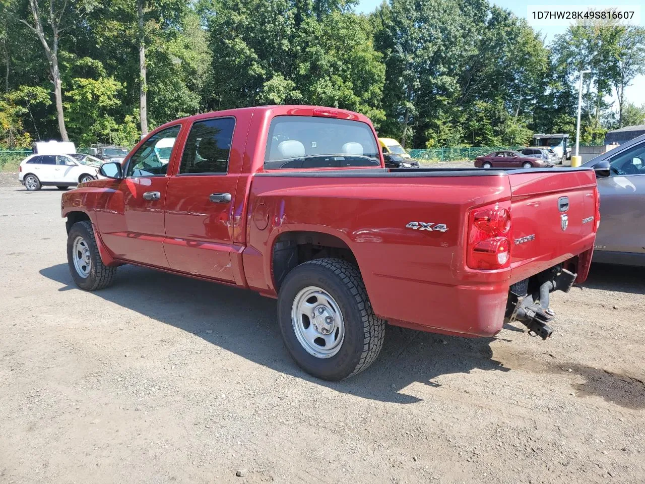 2009 Dodge Dakota St VIN: 1D7HW28K49S816607 Lot: 71737454