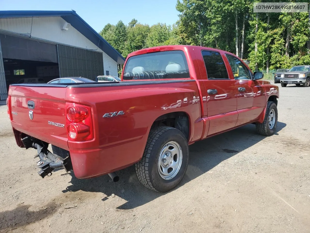 2009 Dodge Dakota St VIN: 1D7HW28K49S816607 Lot: 71737454