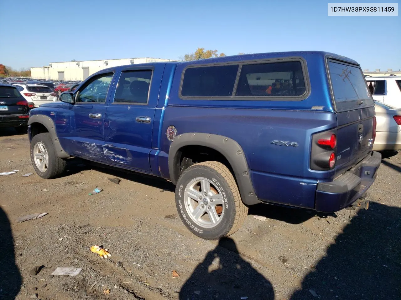 2009 Dodge Dakota Sxt VIN: 1D7HW38PX9S811459 Lot: 76593744