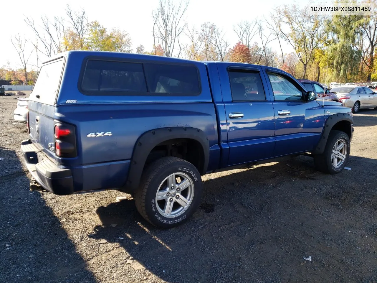 2009 Dodge Dakota Sxt VIN: 1D7HW38PX9S811459 Lot: 76593744