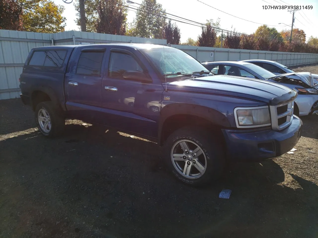 2009 Dodge Dakota Sxt VIN: 1D7HW38PX9S811459 Lot: 76593744