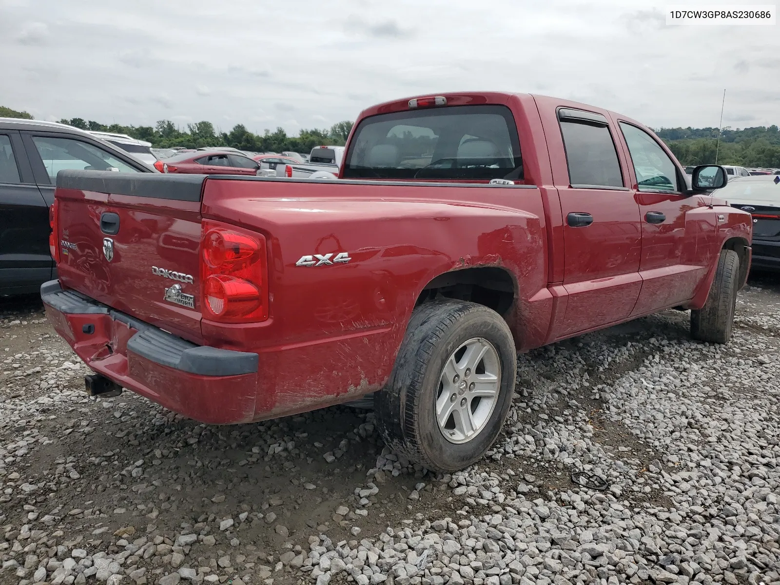 2010 Dodge Dakota Sxt VIN: 1D7CW3GP8AS230686 Lot: 65687704