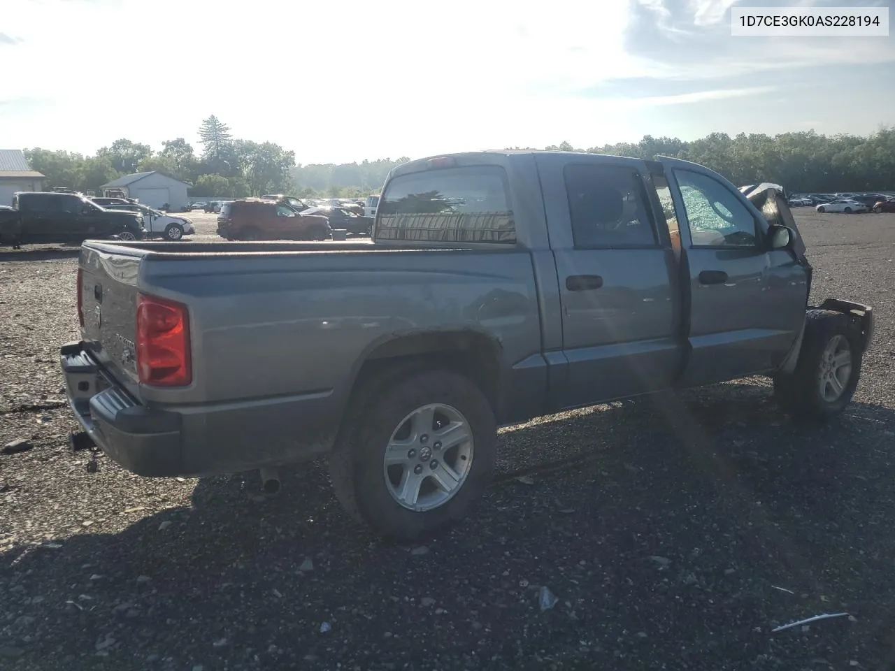 2010 Dodge Dakota Sxt VIN: 1D7CE3GK0AS228194 Lot: 67747754