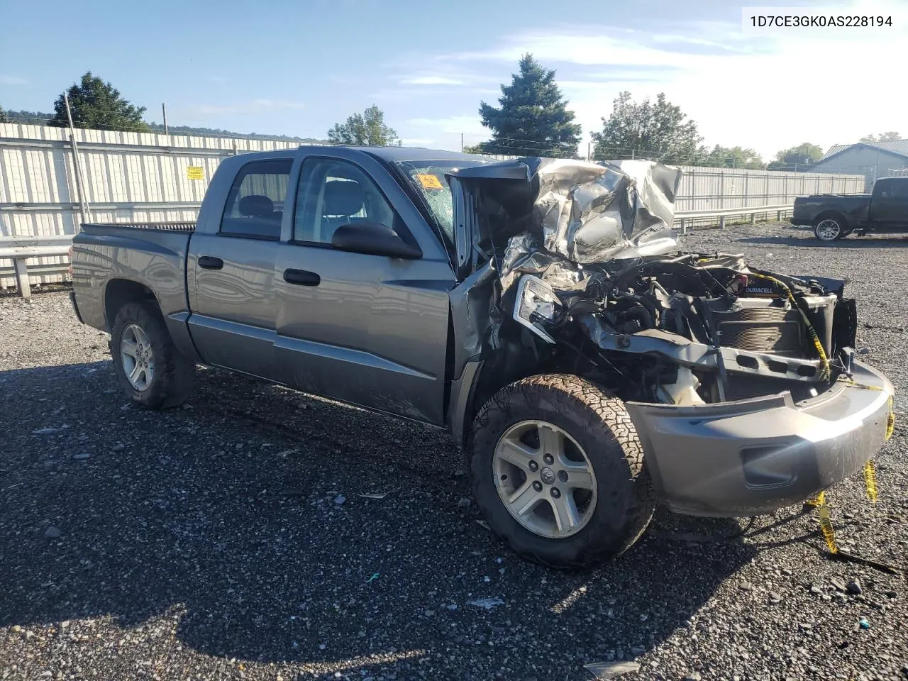 2010 Dodge Dakota Sxt VIN: 1D7CE3GK0AS228194 Lot: 67747754