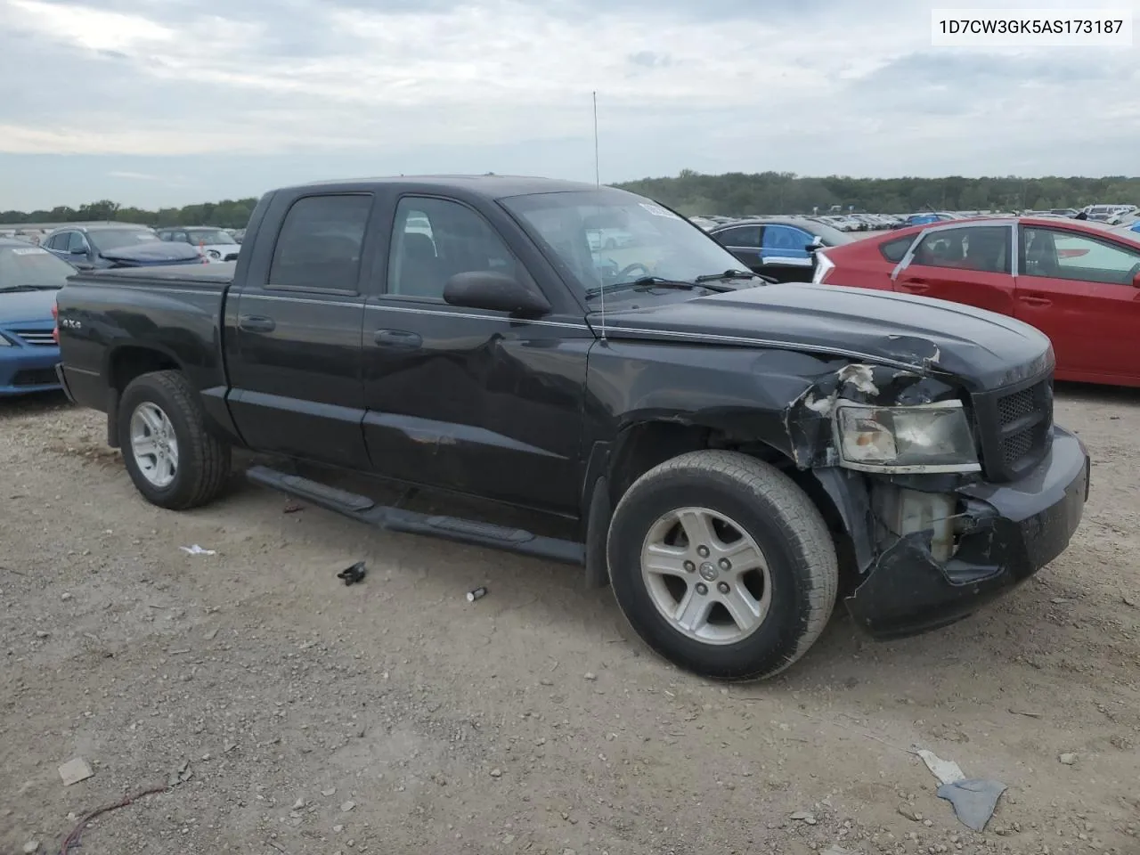 1D7CW3GK5AS173187 2010 Dodge Dakota Sxt