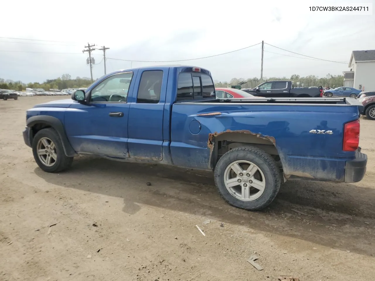 2010 Dodge Dakota Sxt VIN: 1D7CW3BK2AS244711 Lot: 73563974