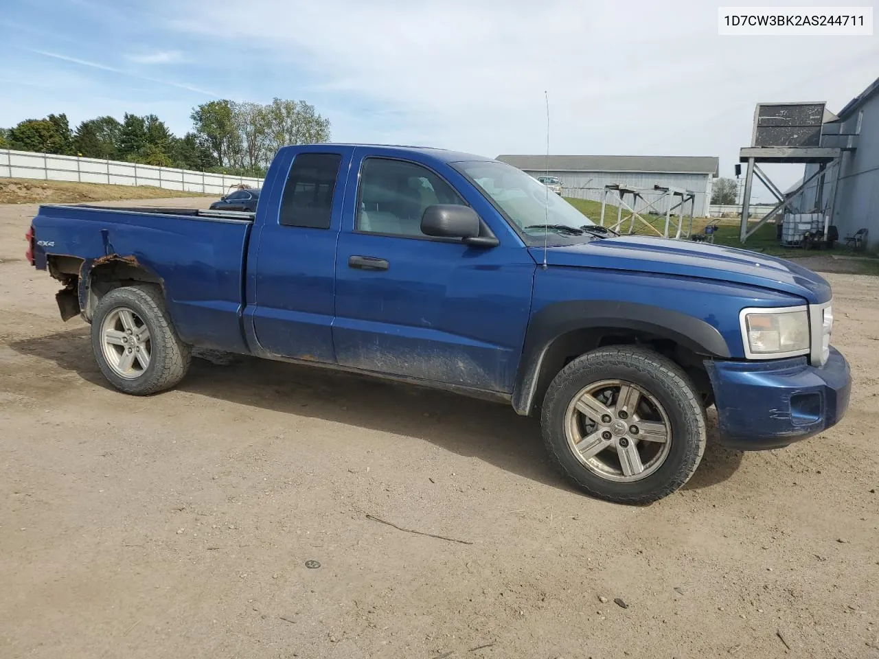 2010 Dodge Dakota Sxt VIN: 1D7CW3BK2AS244711 Lot: 73563974