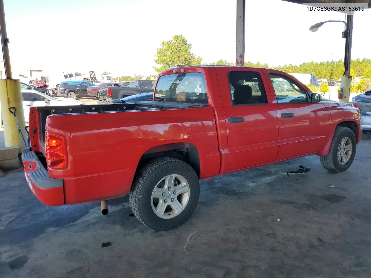 1D7CE3GK9AS163619 2010 Dodge Dakota Sxt