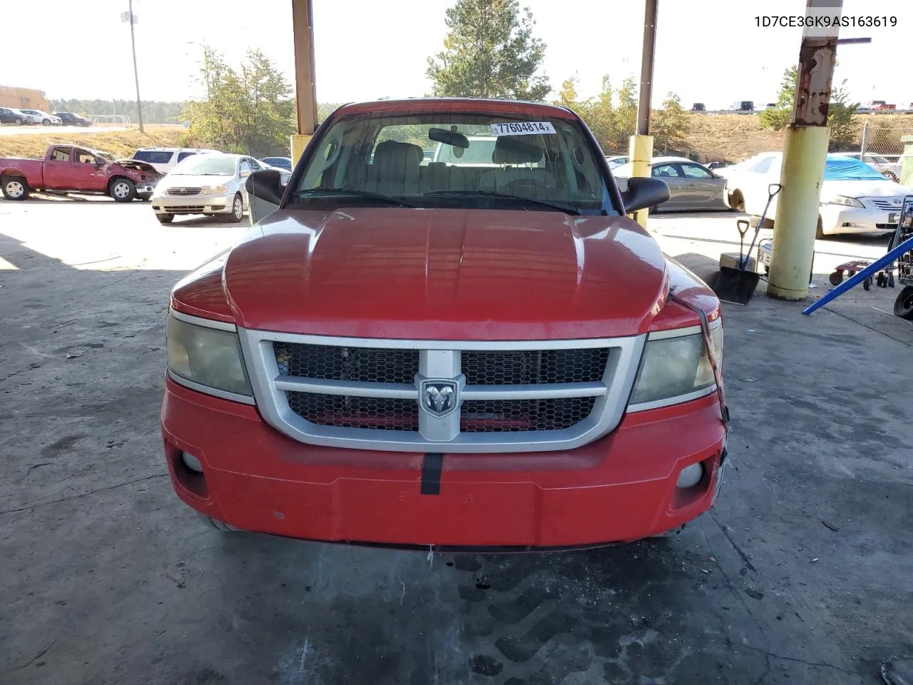 1D7CE3GK9AS163619 2010 Dodge Dakota Sxt