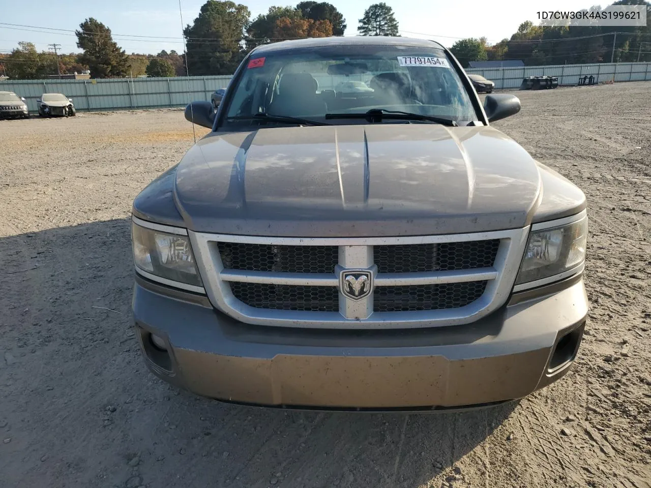 2010 Dodge Dakota Sxt VIN: 1D7CW3GK4AS199621 Lot: 77797454