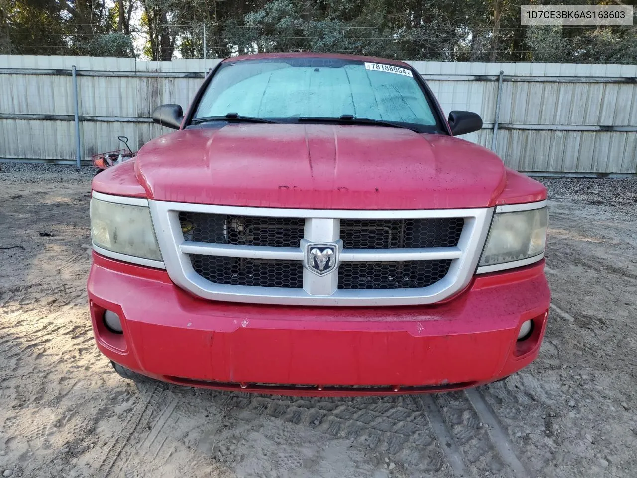 2010 Dodge Dakota Sxt VIN: 1D7CE3BK6AS163603 Lot: 78188954