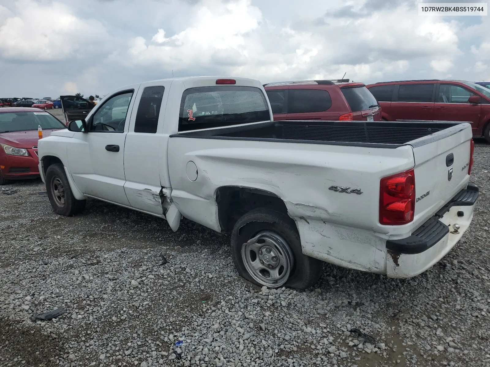 2011 Dodge Dakota St VIN: 1D7RW2BK4BS519744 Lot: 63454774