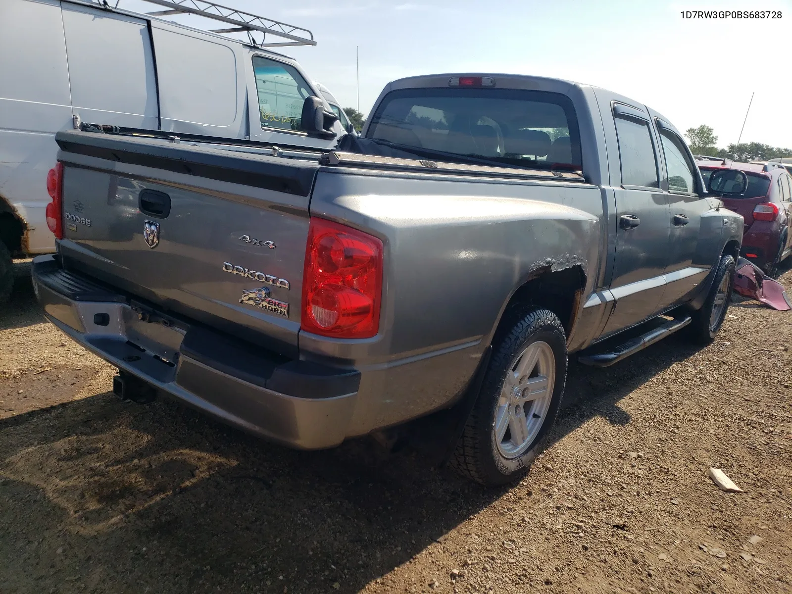 2011 Dodge Dakota Slt VIN: 1D7RW3GP0BS683728 Lot: 66178634