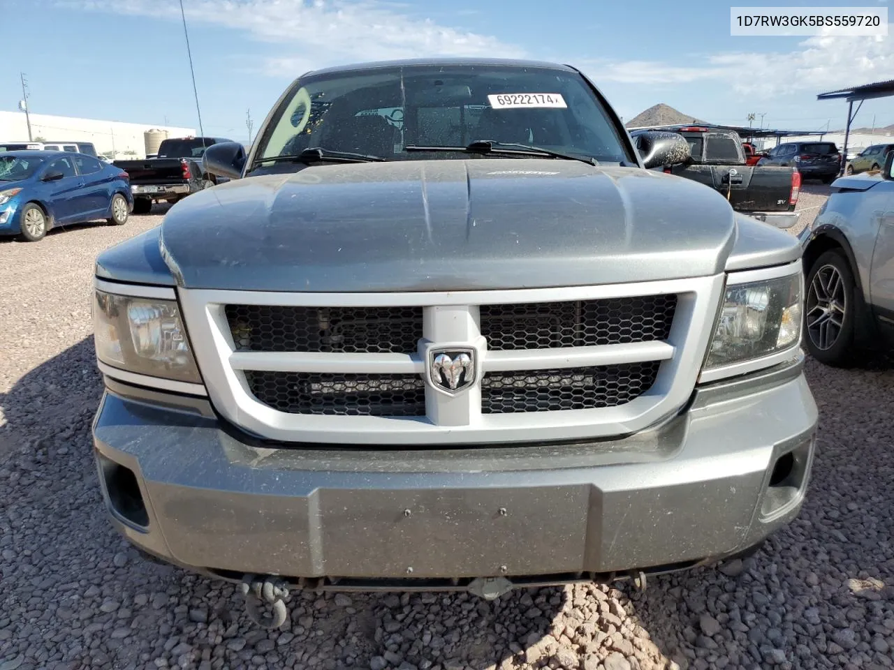 2011 Dodge Dakota Slt VIN: 1D7RW3GK5BS559720 Lot: 69222174