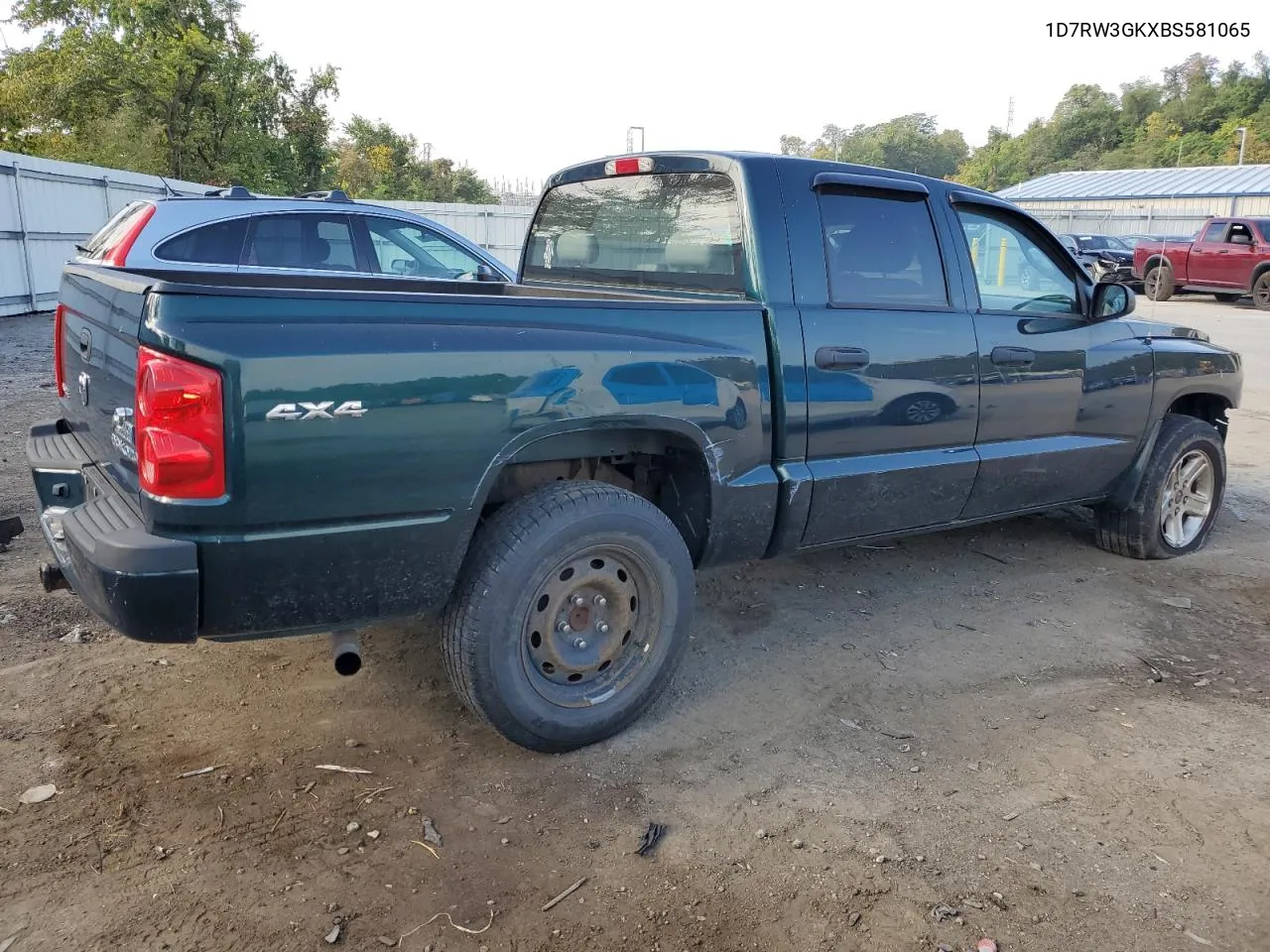 2011 Dodge Dakota Slt VIN: 1D7RW3GKXBS581065 Lot: 69328754