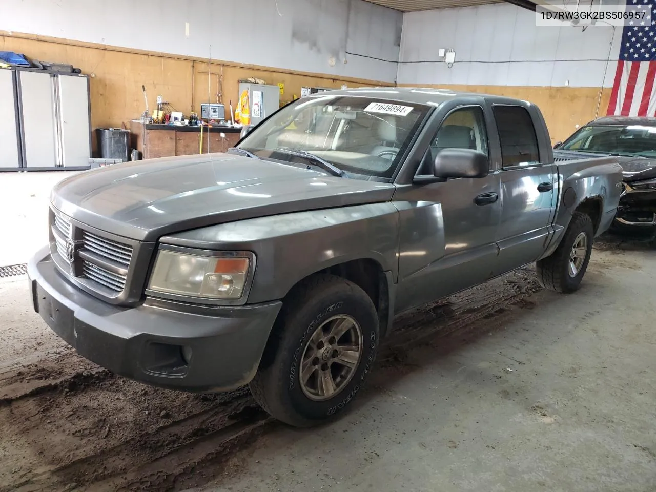 2011 Dodge Dakota Slt VIN: 1D7RW3GK2BS506957 Lot: 71649894