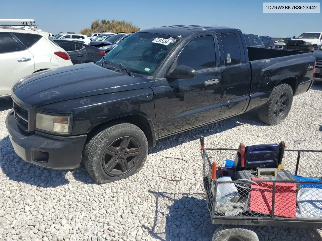 2011 Dodge Dakota Slt VIN: 1D7RW3BK7BS623442 Lot: 73316234