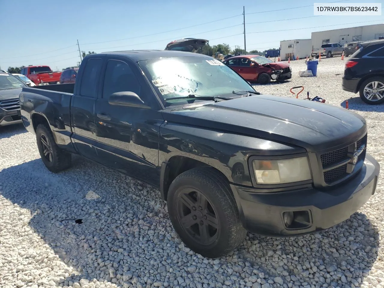 2011 Dodge Dakota Slt VIN: 1D7RW3BK7BS623442 Lot: 73316234