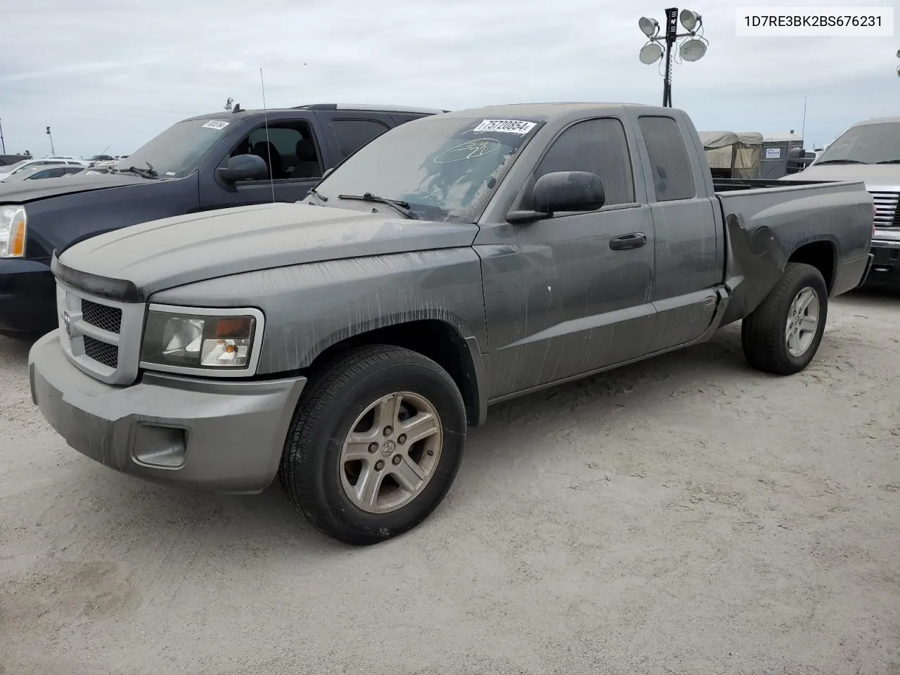 2011 Dodge Dakota Slt VIN: 1D7RE3BK2BS676231 Lot: 75720854