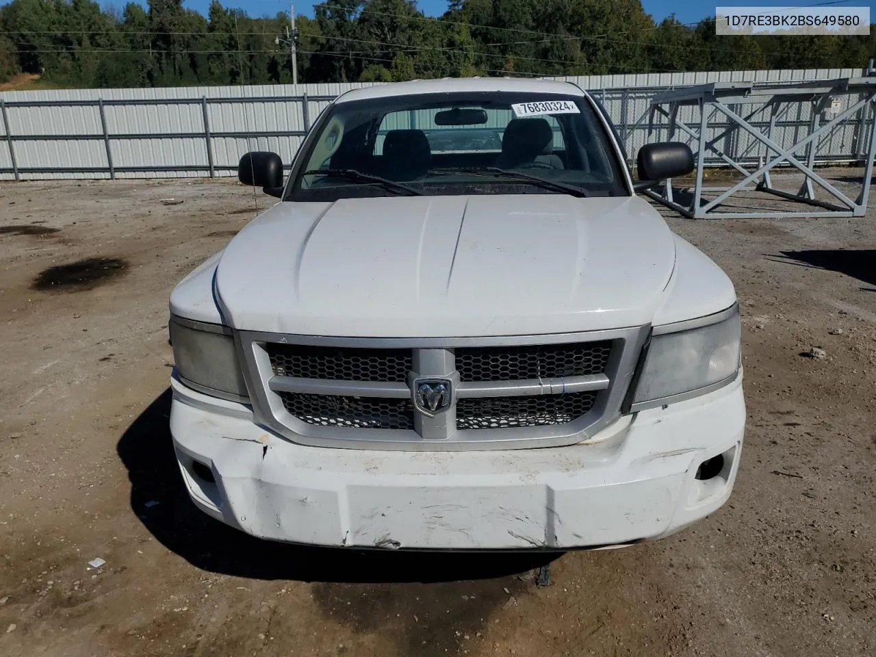 2011 Dodge Dakota Slt VIN: 1D7RE3BK2BS649580 Lot: 76830324