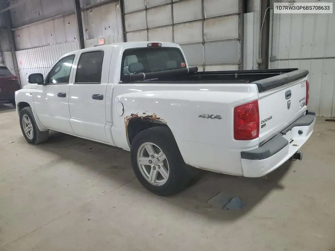 2011 Dodge Dakota Slt VIN: 1D7RW3GP6BS708633 Lot: 76830924