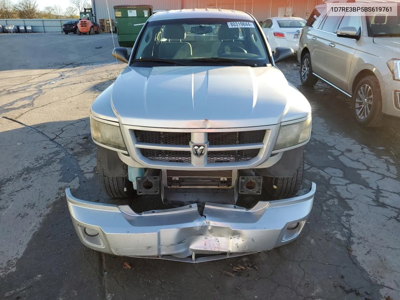 2011 Dodge Dakota Slt VIN: 1D7RE3BP5BS619761 Lot: 80319844