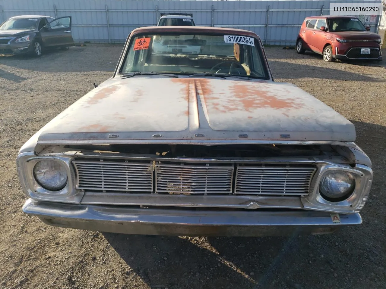 1966 Dodge Dart VIN: LH41B65160290 Lot: 81000364