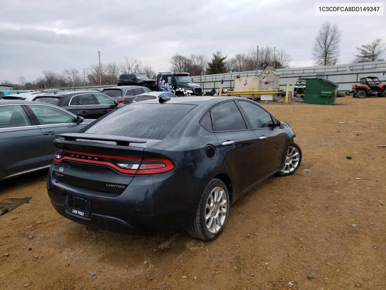 2013 Dodge Dart Limited VIN: 1C3CDFCA8DD149347 Lot: 41671203