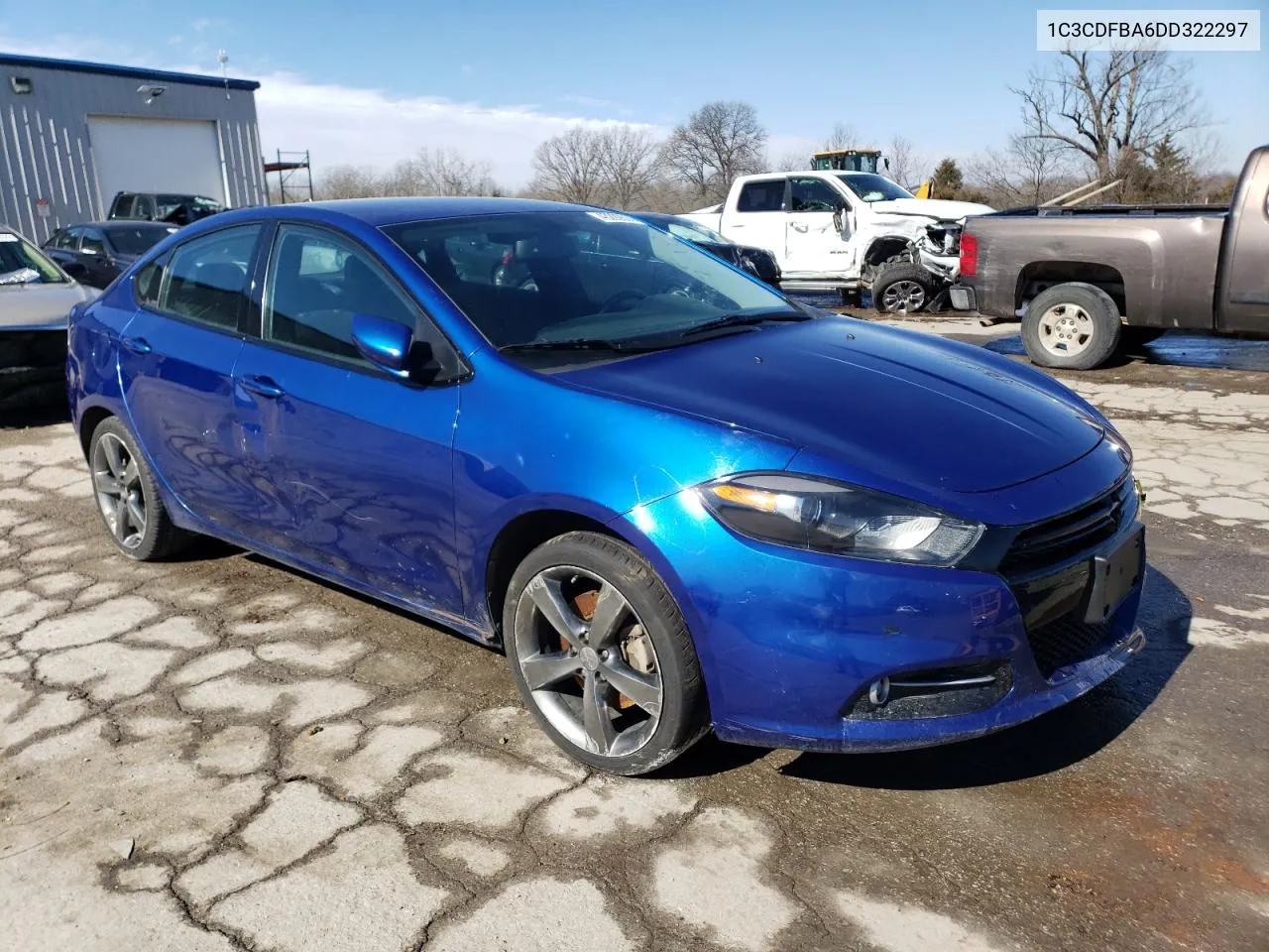 2013 Dodge Dart Sxt VIN: 1C3CDFBA6DD322297 Lot: 43292614