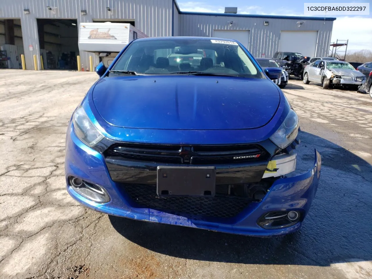 2013 Dodge Dart Sxt VIN: 1C3CDFBA6DD322297 Lot: 43292614