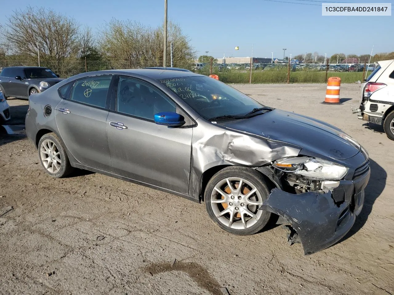 2013 Dodge Dart Sxt VIN: 1C3CDFBA4DD241847 Lot: 50792314