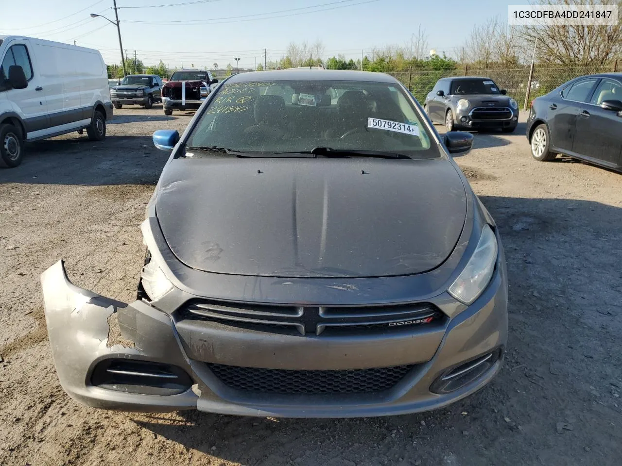 2013 Dodge Dart Sxt VIN: 1C3CDFBA4DD241847 Lot: 50792314