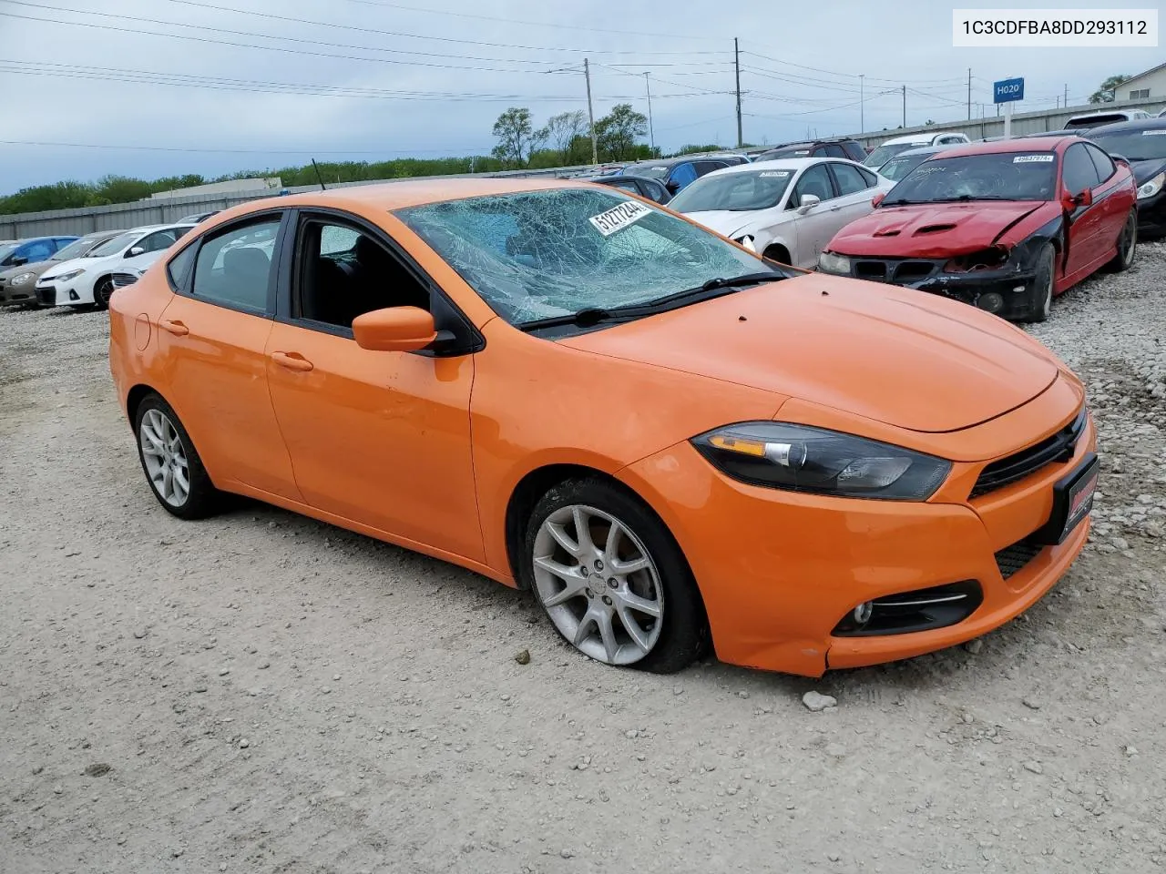 2013 Dodge Dart Sxt VIN: 1C3CDFBA8DD293112 Lot: 51277244