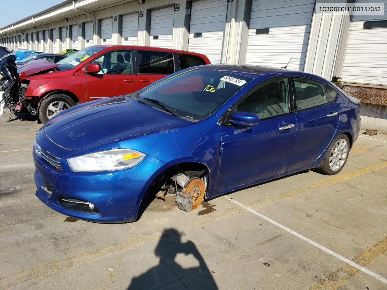 2013 Dodge Dart Limited VIN: 1C3CDFCH1DD157352 Lot: 54902404