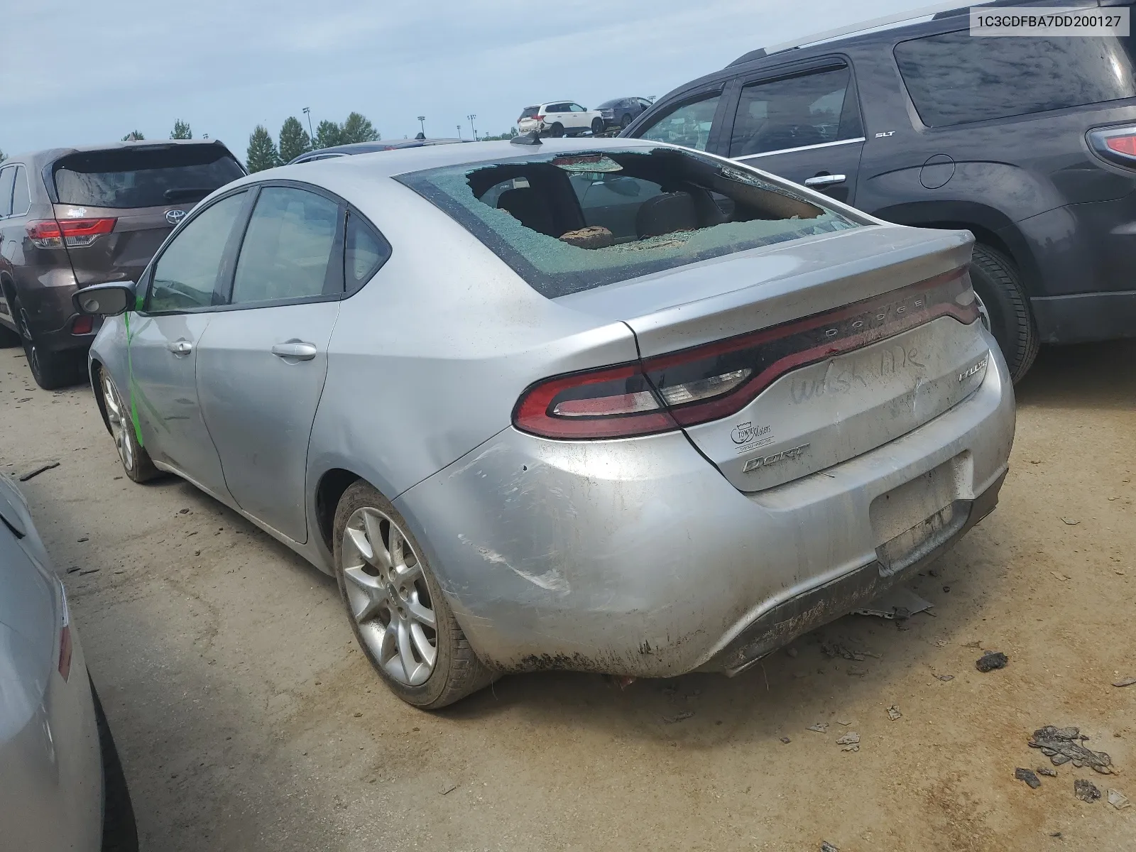 2013 Dodge Dart Sxt VIN: 1C3CDFBA7DD200127 Lot: 55160714