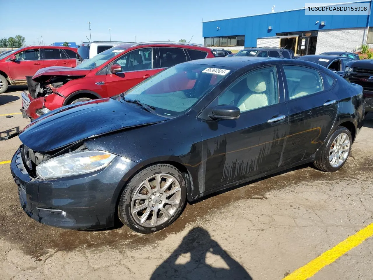 2013 Dodge Dart Limited VIN: 1C3CDFCA8DD155908 Lot: 56394584