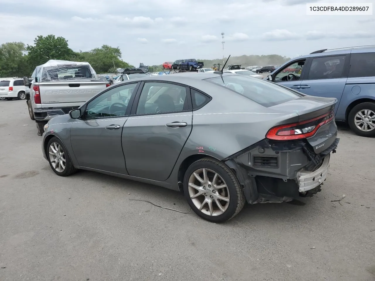 2013 Dodge Dart Sxt VIN: 1C3CDFBA4DD289607 Lot: 57270144