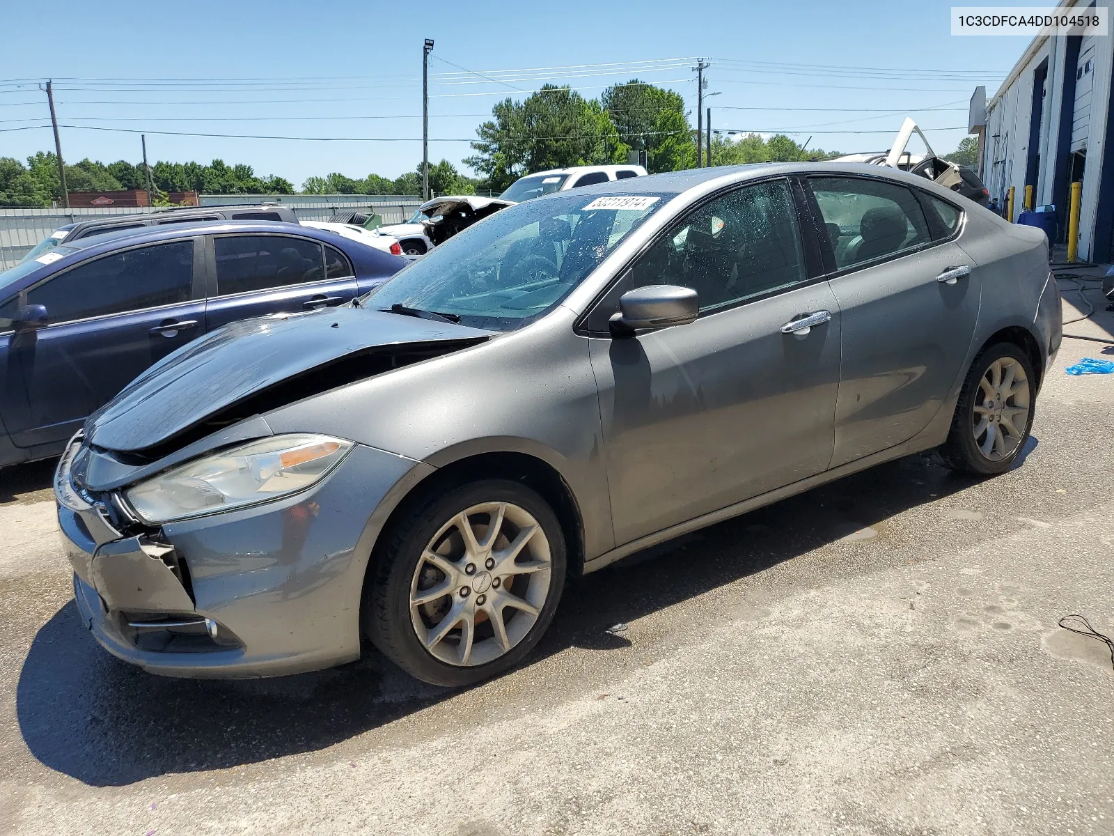 2013 Dodge Dart Limited VIN: 1C3CDFCA4DD104518 Lot: 58311914