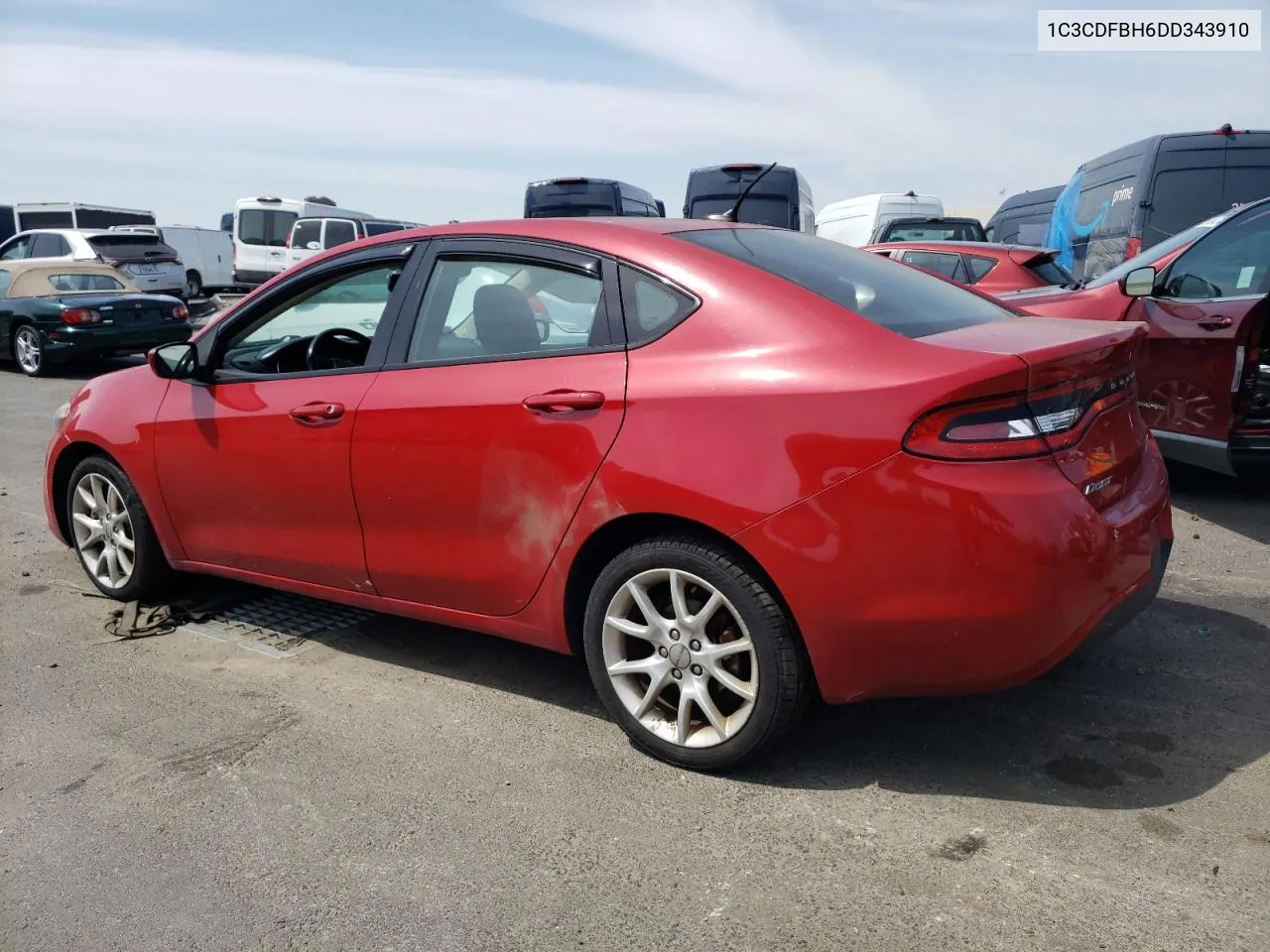 2013 Dodge Dart Sxt VIN: 1C3CDFBH6DD343910 Lot: 59597274