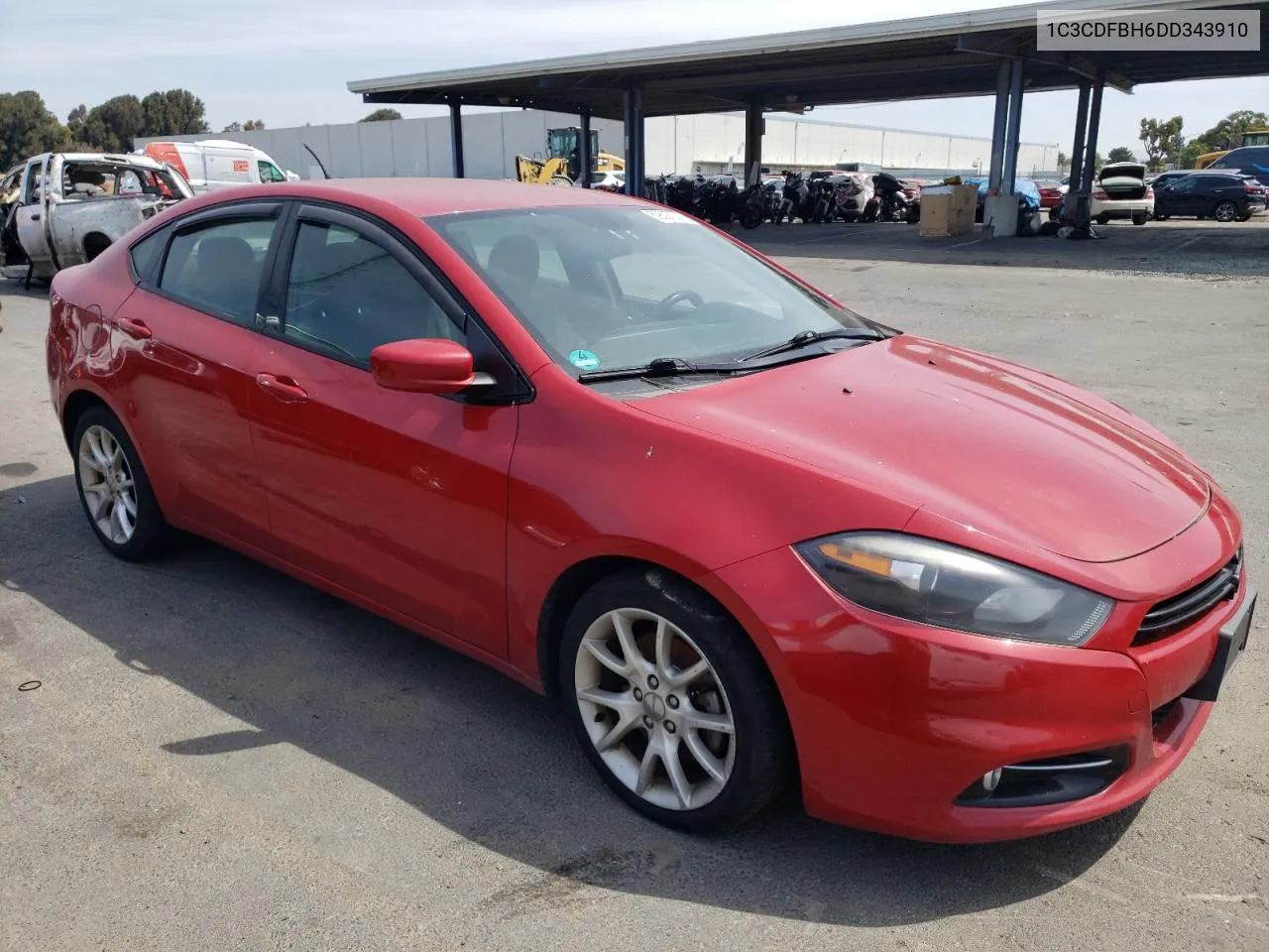 2013 Dodge Dart Sxt VIN: 1C3CDFBH6DD343910 Lot: 59597274