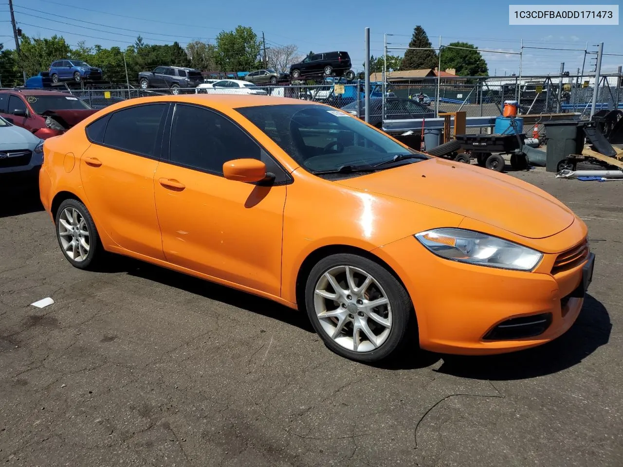 2013 Dodge Dart Sxt VIN: 1C3CDFBA0DD171473 Lot: 61150264