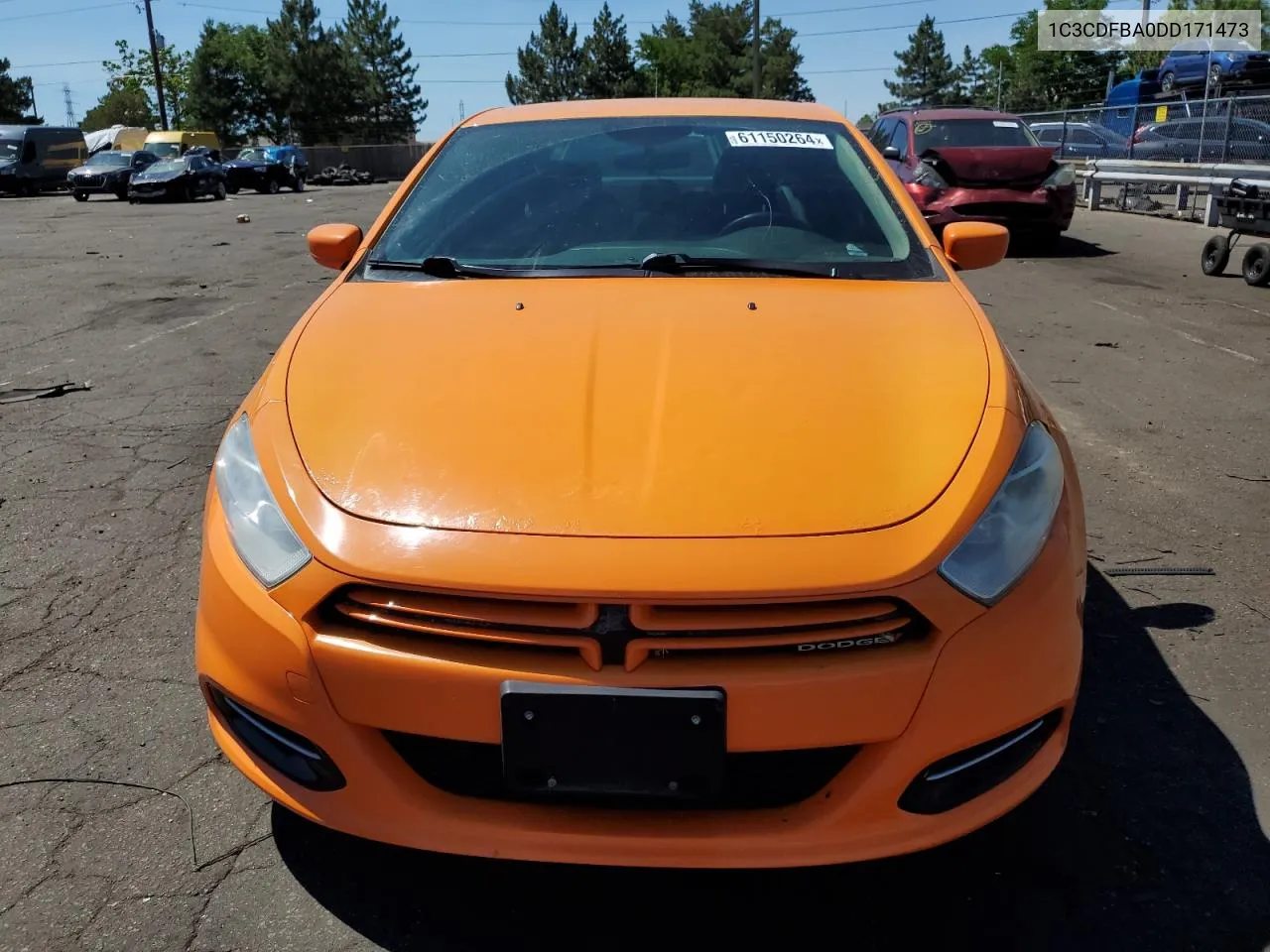 2013 Dodge Dart Sxt VIN: 1C3CDFBA0DD171473 Lot: 61150264