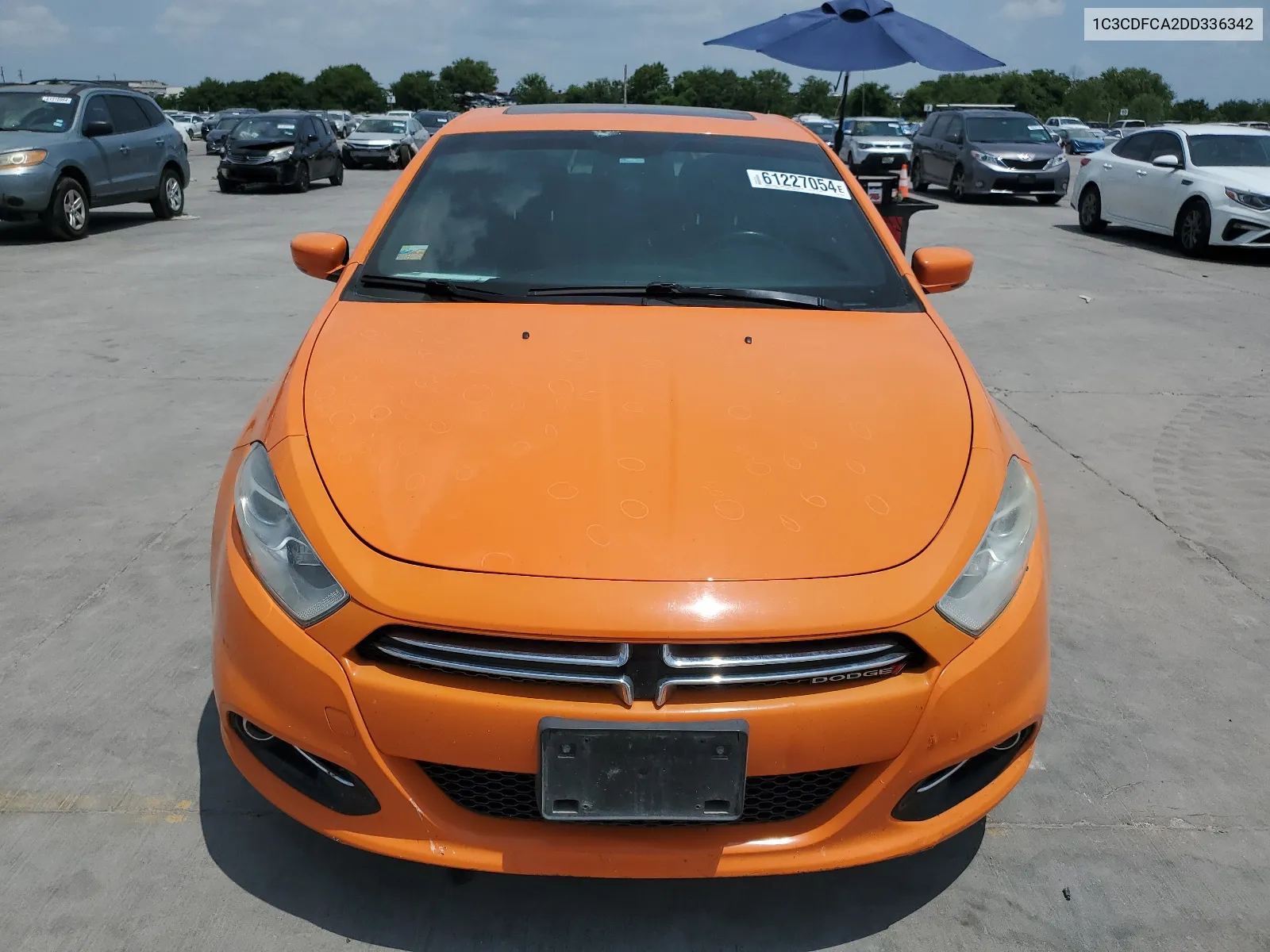 2013 Dodge Dart Limited VIN: 1C3CDFCA2DD336342 Lot: 61227054