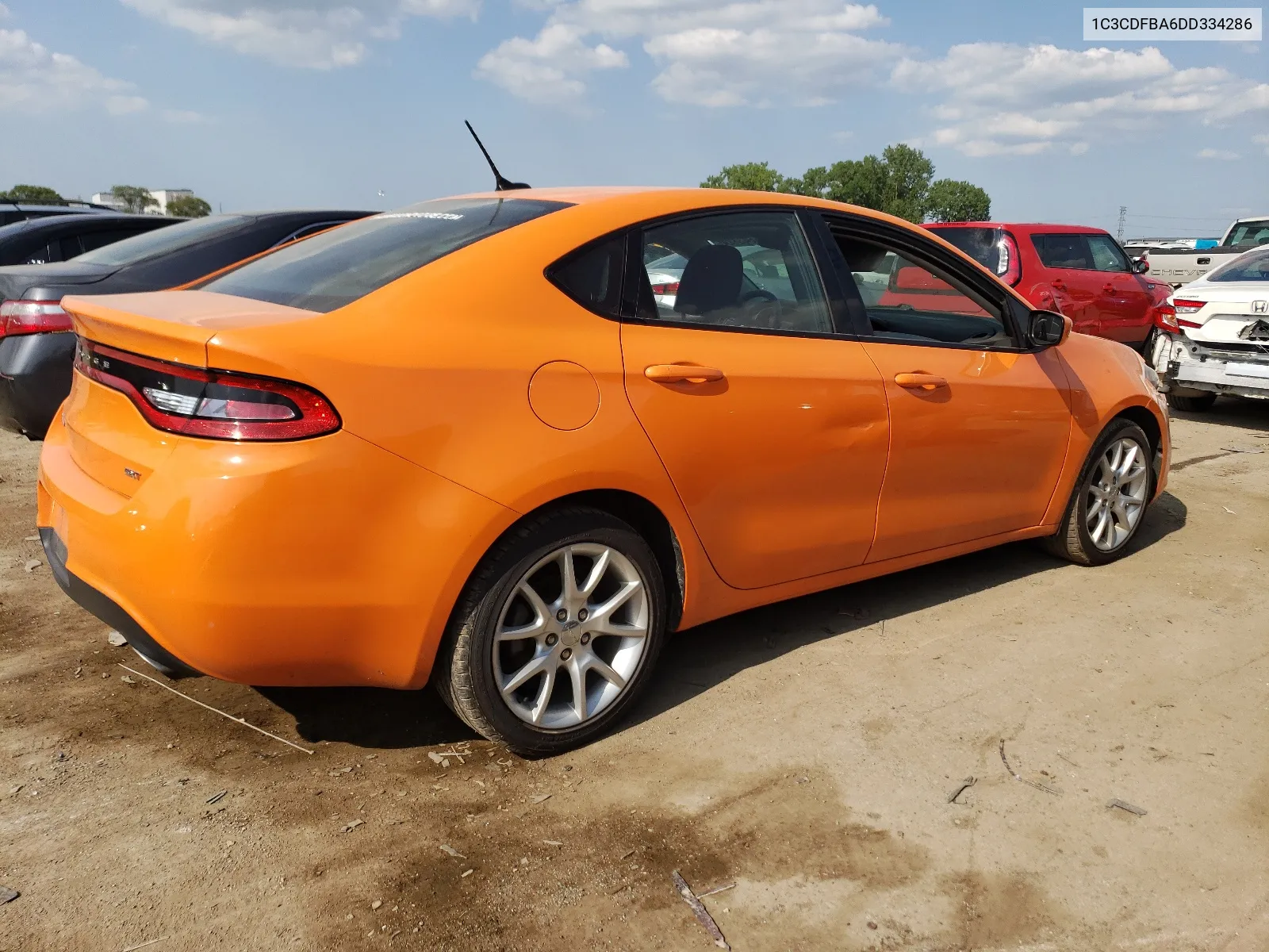 2013 Dodge Dart Sxt VIN: 1C3CDFBA6DD334286 Lot: 61643124